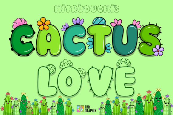 Cactus Love Font Makes Campaign Visuals Instantly Recognizable