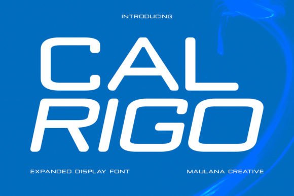 Calrigo: Bold Display Font for Branding and Beyond