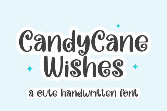 Candy Cane Wishes: A Handwritten Font for Warm Branding