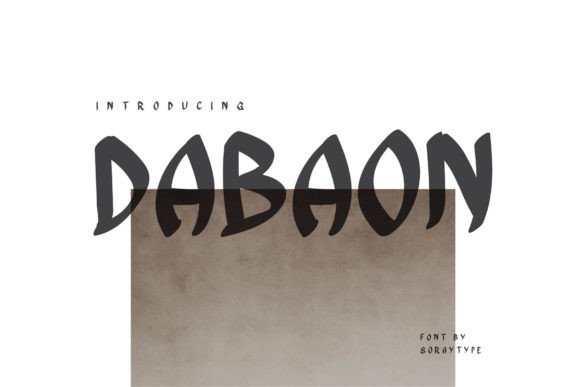 Dabaon Display Font for Bold Web Headlines and Brand Personality