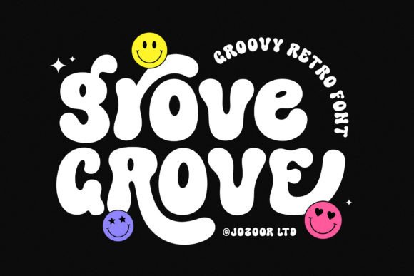 Grove Font: A Retro Display Typeface for Editorial Design
