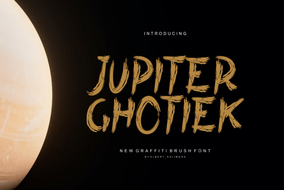 Jupiter Ghotiek: A Bold Display Font for Editorial Design and Branding