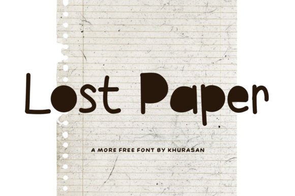Lost Paper Font for Small Business Branding and Marketing