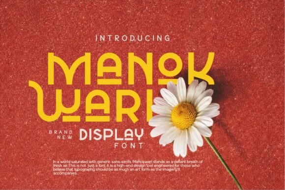Manokwari Display Font: Elegant Typography for Boutique Branding
