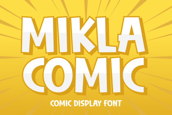 Mikla Comic: A Playful Display Font for Small Business Branding