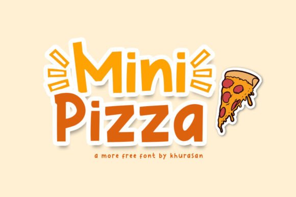 Mini Pizza: A Modern Display Font for Editorial Projects