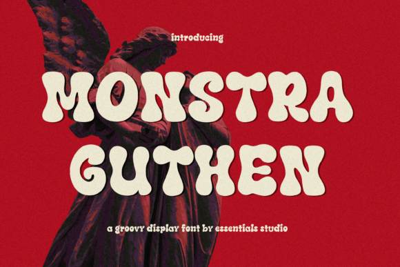 Monstra Guthen Display Font for Handmade Product Labels and Packaging
