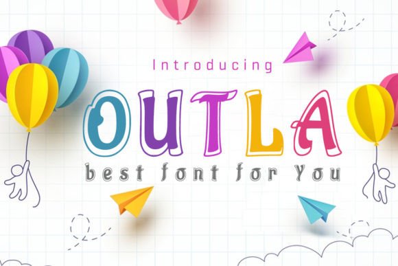 Outla: A Quirky Display Font for Bold Creative Projects