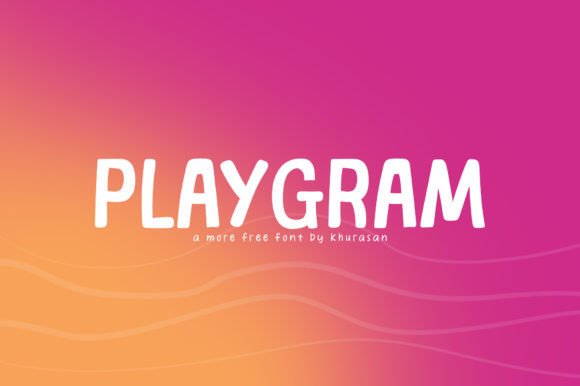 Playgram: A Modern Display Font for Digital Branding and Web Design