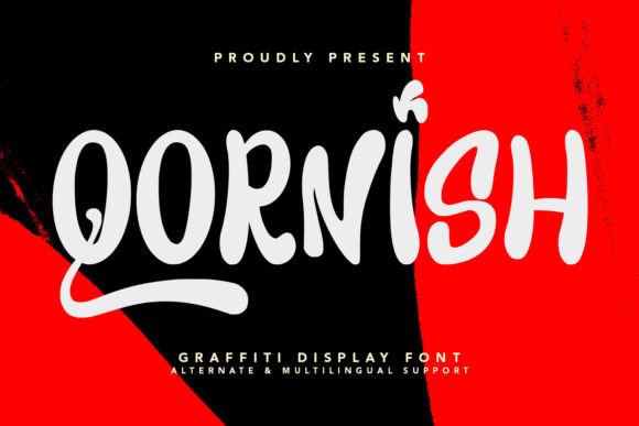 Qornish Graffiti Display Font for Bold Digital Branding