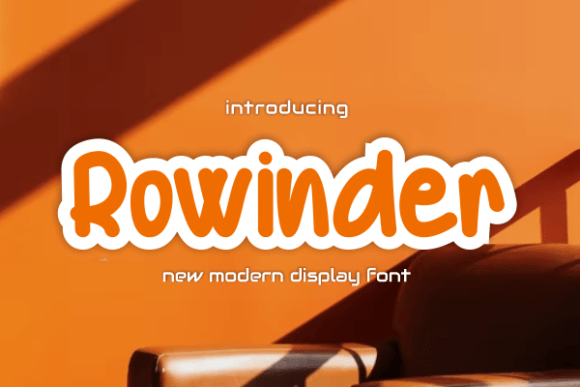 Rowinder Display Font: Building a Friendly Brand Identity