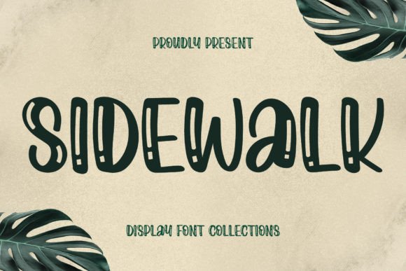 Sidewalk: A Display Font with Editorial Character