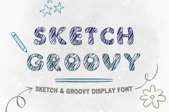 Sketch Groovy: A Playful Display Font for Editorial Design