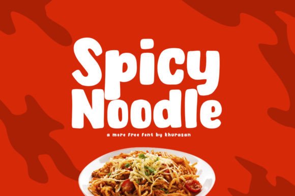 Spicy Noodle Font: Handwritten Display Style for Small Business