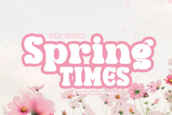 Spring Times Display Font for Playful Brand Campaigns