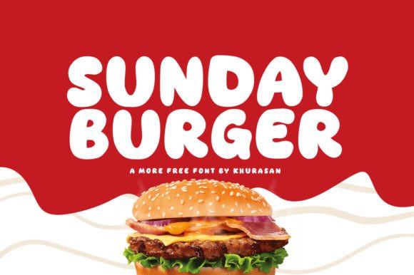 Sunday Burger Handwritten Font for Campaign Visuals