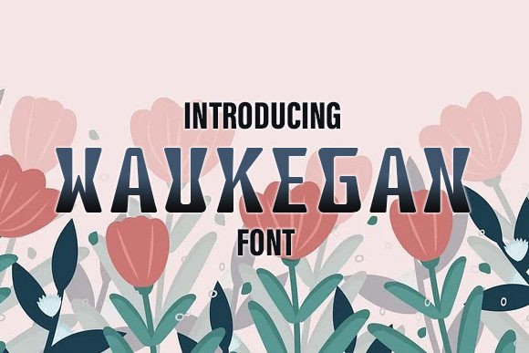 Waukegan Display Font for Bold Brand Identity Work