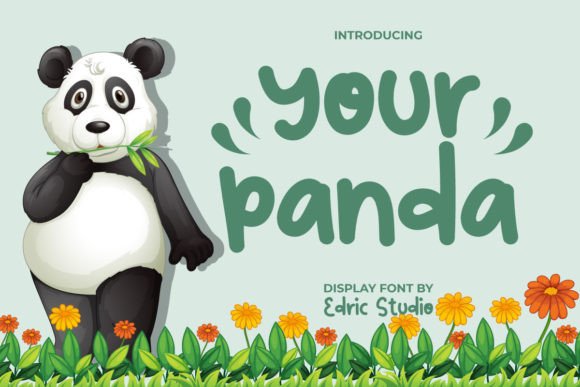 Your Panda Font: A Playful Handwritten Typeface for Crafters